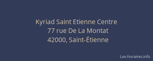 Kyriad Saint Etienne Centre