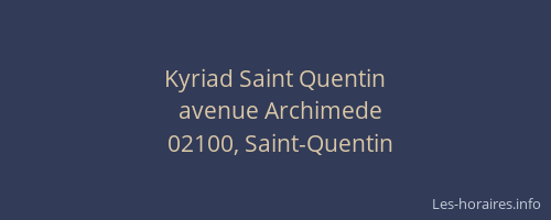 Kyriad Saint Quentin