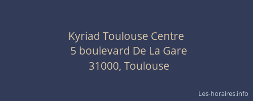 Kyriad Toulouse Centre