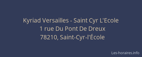 Kyriad Versailles - Saint Cyr L'Ecole