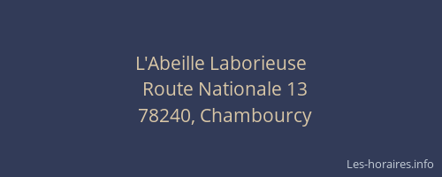 L'Abeille Laborieuse