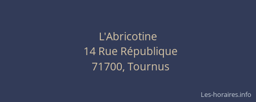 L'Abricotine