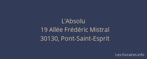 L'Absolu
