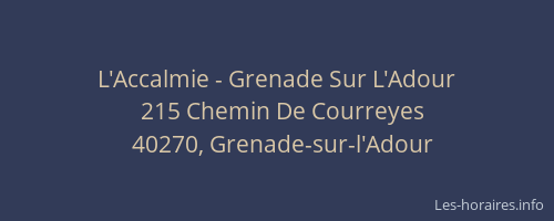 L'Accalmie - Grenade Sur L'Adour