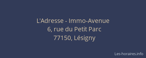 L'Adresse - Immo-Avenue