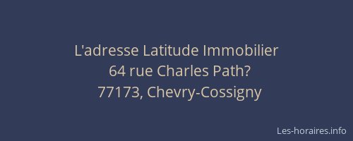 L'adresse Latitude Immobilier