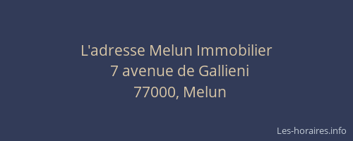 L'adresse Melun Immobilier