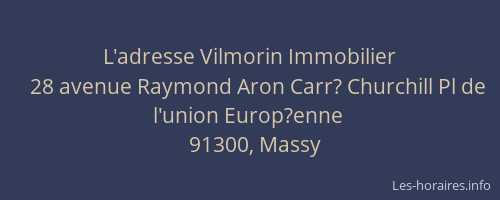 L'adresse Vilmorin Immobilier
