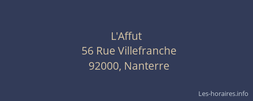 L'Affut