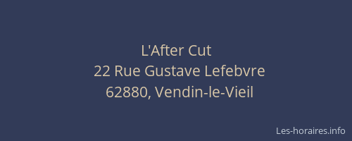 L'After Cut