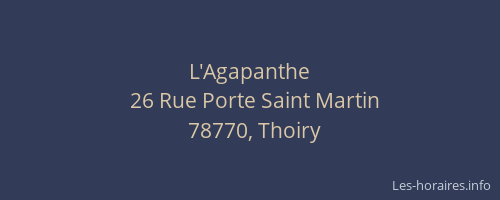 L'Agapanthe