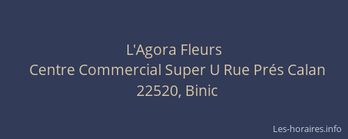L'Agora Fleurs