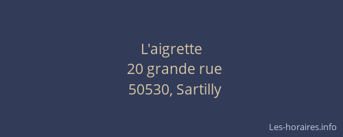 L'aigrette