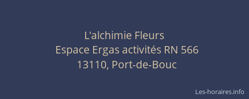 L'alchimie Fleurs