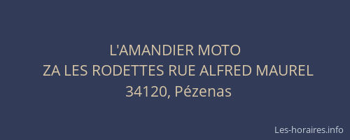 L'AMANDIER MOTO