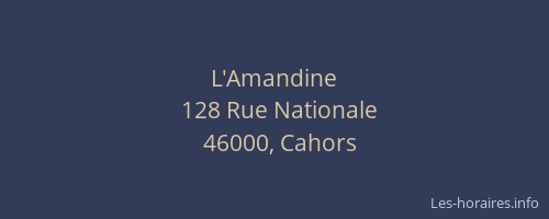 L'Amandine