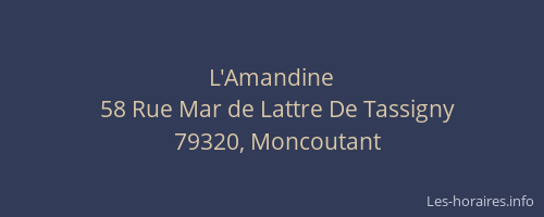 L'Amandine