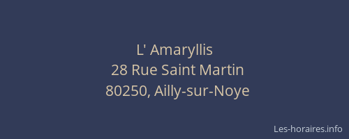 L' Amaryllis