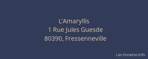 L'Amaryllis