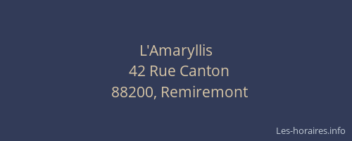 L'Amaryllis