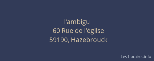 l'ambigu