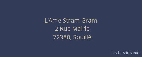 L'Ame Stram Gram