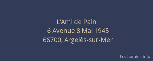 L'Ami de Pain