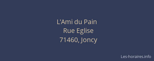 L'Ami du Pain