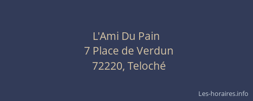 L'Ami Du Pain