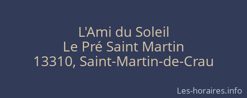 L'Ami du Soleil