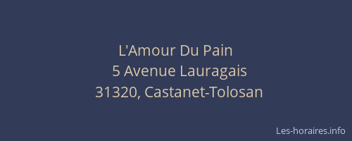 L'Amour Du Pain