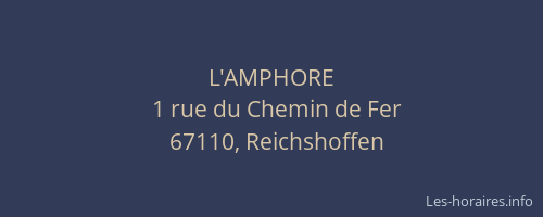 L'AMPHORE