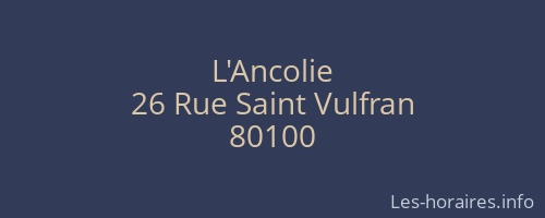 L'Ancolie