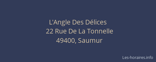 L'Angle Des Délices