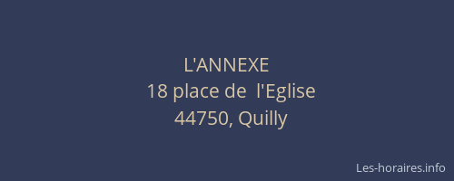 L'ANNEXE