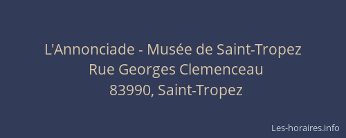 L'Annonciade - Musée de Saint-Tropez