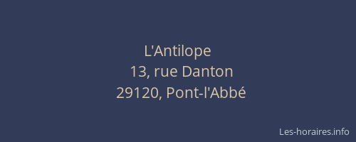 L'Antilope