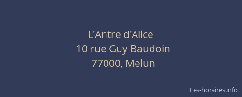 L'Antre d'Alice