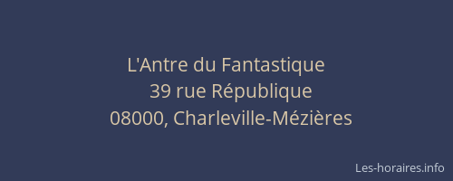 L'Antre du Fantastique