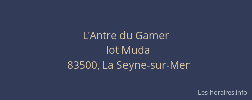 L'Antre du Gamer