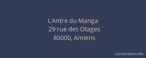 L'Antre du Manga