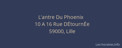 L'antre Du Phoenix