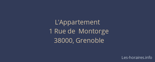 L'Appartement