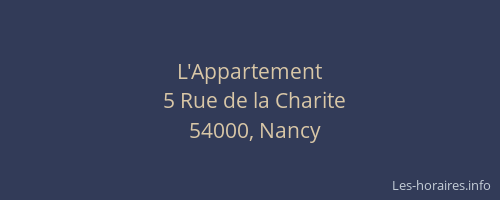 L'Appartement
