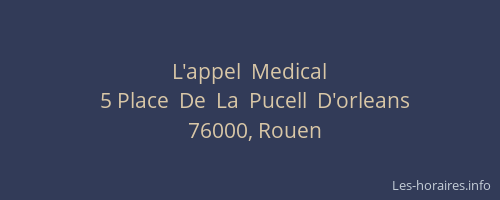 L'appel  Medical