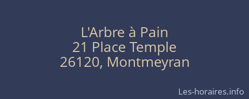 L'Arbre à Pain