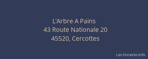 L'Arbre A Pains