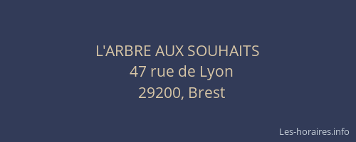 L'ARBRE AUX SOUHAITS