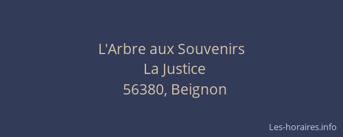L'Arbre aux Souvenirs