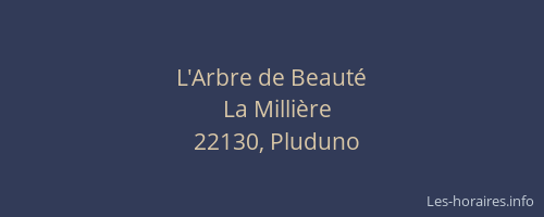 L'Arbre de Beaut&eacute;